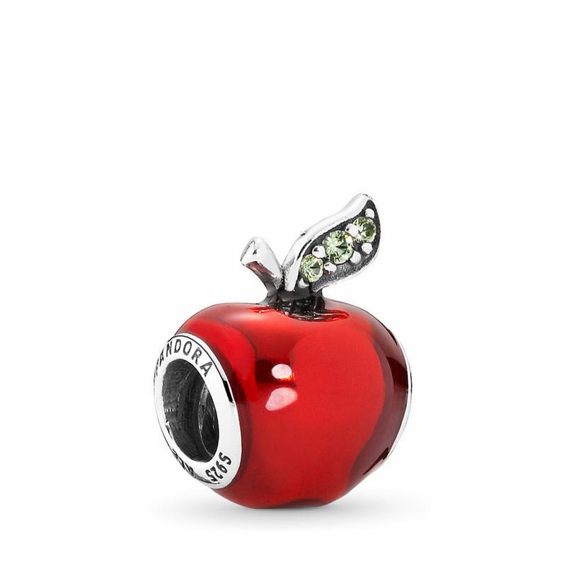 Pandora Australia Disney Snow White's Red Apple Charm - Sterling Silver | RIALCJ147